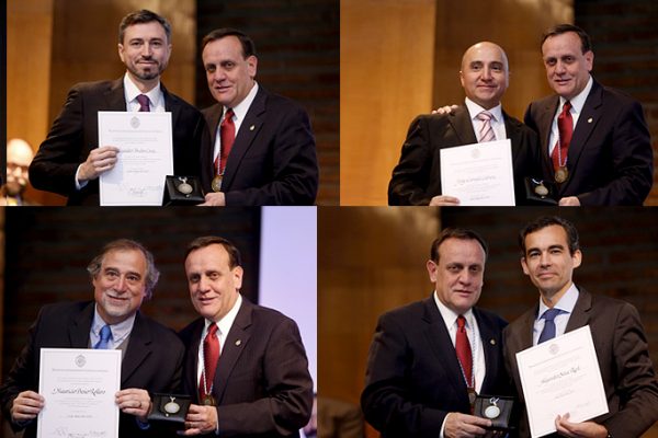 Profesores titulares de la Escuela de Medicina